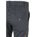 Pantalon de travail extensible extra large avec poches 240 g/m² Velilla couleur gris sixième vue