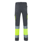 Pantalon de travail extensible extra large avec poches 240 g/m² Velilla couleur gris