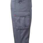 Pantalon de travail unisexe avec éléments réfléchissants 240 g/m² Velilla couleur gris sixième vue