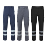 Pantalon de travail unisexe avec éléments réfléchissants 240 g/m² Velilla diverses couleurs