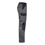 Pantalon de travail en sergé en coton et polyester 240 g/m² Velilla couleur gris quatrième vue