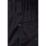 Pantalon de travail unisexe bicolore coton et polyester 240 g/m² Velilla couleur vert Septième vue