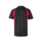 T-shirt unisexe de travail en polyester teinte bicolore 160 g/m² Velilla couleur rouge