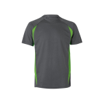 T-shirt unisexe de travail en polyester teinte bicolore 160 g/m² Velilla couleur vert deuxième vue