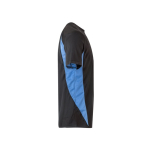 T-shirt unisexe de travail en polyester teinte bicolore 160 g/m² Velilla couleur bleu ciel troisième vue