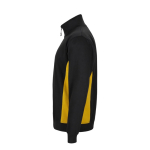 Sweat de travail bicolore en coton et polyester 260 g/m² Velilla couleur jaune troisième vue