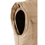 Gilet multi-poches matelassé en polyester 220 g/m² Velilla couleur naturel cinquième vue