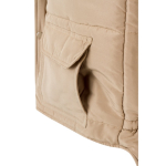 Gilet multi-poches matelassé en polyester 220 g/m² Velilla couleur naturel sixième vue