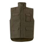 Gilet multi-poches matelassé en polyester 220 g/m² Velilla couleur vert militaire deuxième vue