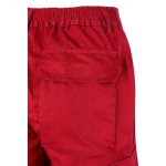Pantalon de travail coton et polyester réfléchissant 210 g/m² Velilla couleur rouge sixième vue