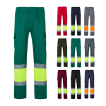 Pantalon de travail multi-poches en coton et polyester 210 g/m² Velilla diverses couleurs