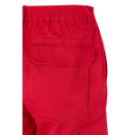 Pantalon de travail unisexe en coton et polyester 210 g/m² Velilla couleur rouge sixième vue