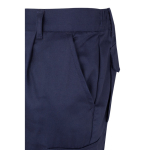 Pantalon de travail en sergé en coton et polyester 200 g/m² Velilla couleur bleu sixième vue