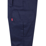 Pantalon de travail en sergé en coton et polyester 200 g/m² Velilla couleur bleu Septième vue