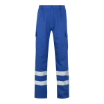 Pantalon de travail en sergé en coton et polyester 200 g/m² Velilla couleur bleu roi deuxième vue