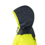Veste de travail unisexe bicolore en polyester 180 g/m² Velilla couleur gris sixième vue