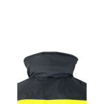 Veste de travail unisexe bicolore en polyester 180 g/m² Velilla couleur gris Neuvième vue