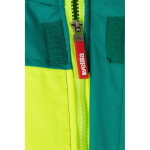 Veste de travail unisexe bicolore en polyester 180 g/m² Velilla couleur vert cinquième vue