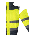 Veste de travail extra large en polyester réfléchissant 180 g/m² Velilla couleur gris Septième vue