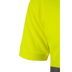 Polo de travail extra large à manches courtes polyester 160 g/m² Velilla couleur bordeaux sixième vue
