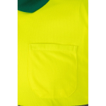 Polo de travail extra large à manches courtes polyester 160 g/m² Velilla couleur vert Septième vue