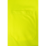 Polo de travail extra large à manches courtes polyester 160 g/m² Velilla couleur vert militaire Septième vue