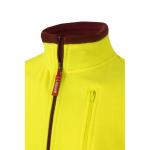 Veste softshell réfléchissante polyester et élasthanne 280 g/m² Velilla couleur bordeaux Huitième vue