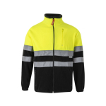 Veste softshell réfléchissante polyester et élasthanne 280 g/m² Velilla couleur noir deuxième vue