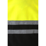 Veste softshell réfléchissante polyester et élasthanne 280 g/m² Velilla couleur noir Neuvième vue