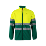 Veste softshell réfléchissante polyester et élasthanne 280 g/m² Velilla couleur vert deuxième vue
