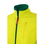 Veste softshell réfléchissante polyester et élasthanne 280 g/m² Velilla couleur vert