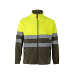 Veste softshell réfléchissante polyester et élasthanne 280 g/m² Velilla couleur vert militaire deuxième vue