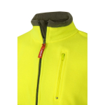 Veste softshell réfléchissante polyester et élasthanne 280 g/m² Velilla couleur vert militaire Huitième vue