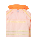 Habit de pluie de travail polyester réfléchissant 130 g/m² Velilla couleur orange fluorescent sixième vue