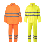 Habit de pluie de travail polyester réfléchissant 130 g/m² Velilla diverses couleurs