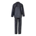 Habit de pluie de travail deux pièces polyester enduit 225 g/m² Velilla couleur bleu