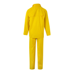 Habit de pluie de travail deux pièces polyester enduit 225 g/m² Velilla couleur jaune