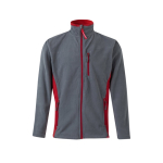Veste polaire unisexe de travail en polyester 220 g/m² Velilla couleur rouge deuxième vue