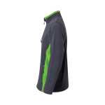 Veste polaire unisexe de travail en polyester 220 g/m² Velilla couleur vert troisième vue