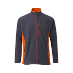 Veste polaire unisexe de travail en polyester 220 g/m² Velilla couleur orange deuxième vue