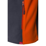Veste polaire unisexe de travail en polyester 220 g/m² Velilla couleur orange cinquième vue