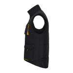 Gilet de travail unisexe multi-poches en polyester 120 g/m² Velilla couleur jaune troisième vue