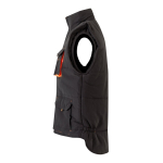 Gilet de travail unisexe multi-poches en polyester 120 g/m² Velilla couleur orange troisième vue