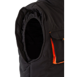 Gilet de travail unisexe multi-poches en polyester 120 g/m² Velilla couleur orange sixième vue