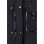 Gilet de travail unisexe multi-poches en polyester 120 g/m² Velilla couleur bleu ciel cinquième vue