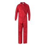 Combinaison de travail coton polyester fermeture éclair 200 g/m² Velilla couleur rouge deuxième vue