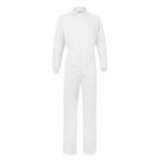 Combinaison de travail coton polyester fermeture éclair 200 g/m² Velilla couleur blanc deuxième vue
