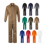 Combinaison de travail coton polyester fermeture éclair 200 g/m² Velilla diverses couleurs