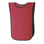 Chasuble de sport multicolore avec élastiques pour adultes couleur rouge première vue