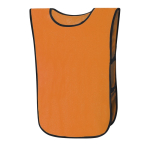 Chasuble de sport multicolore avec élastiques pour adultes couleur orange première vue